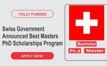 Swiss Government Announced Best Masters PhD Scholarships Program for 2025