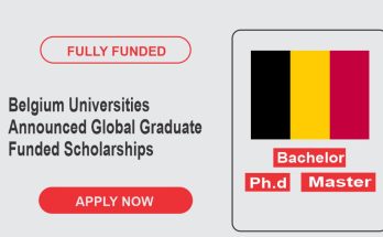 Belgium Universities Announced Global Graduate Funded Scholarships Program In 2024