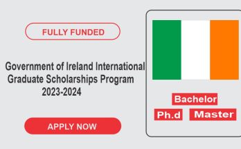 Government of Ireland International Graduate Scholarships Program In 2023-2024