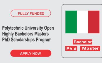 Polytechnic University Open Highly Bachelors Masters & PhD Scholarships Program
