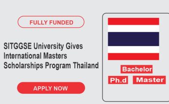 SITGGSE University Gives International Masters Scholarships Program In Thailand For 2024