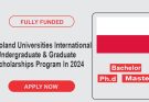 Poland Universities International Undergraduate & Graduate Scholarships Program In 2024