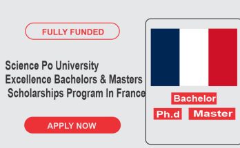 Science Po University Excellence Bachelors & Masters Scholarships Program In France For 2024
