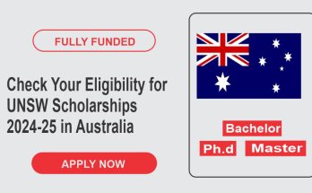 Check Your Eligibility for UNSW Scholarships 2024-25 in Australia