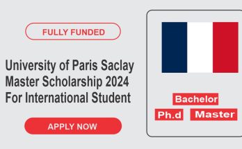 Paris Saclay Scholarship