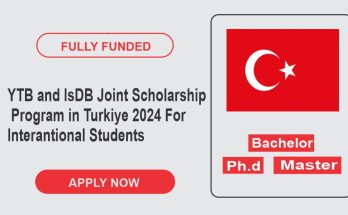 YTB and IsDB Joint Scholarship