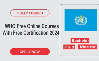 WHO Free Online Courses