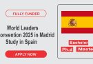 World Leaders Convention 2025 in Madrid International Students | Study in Spain